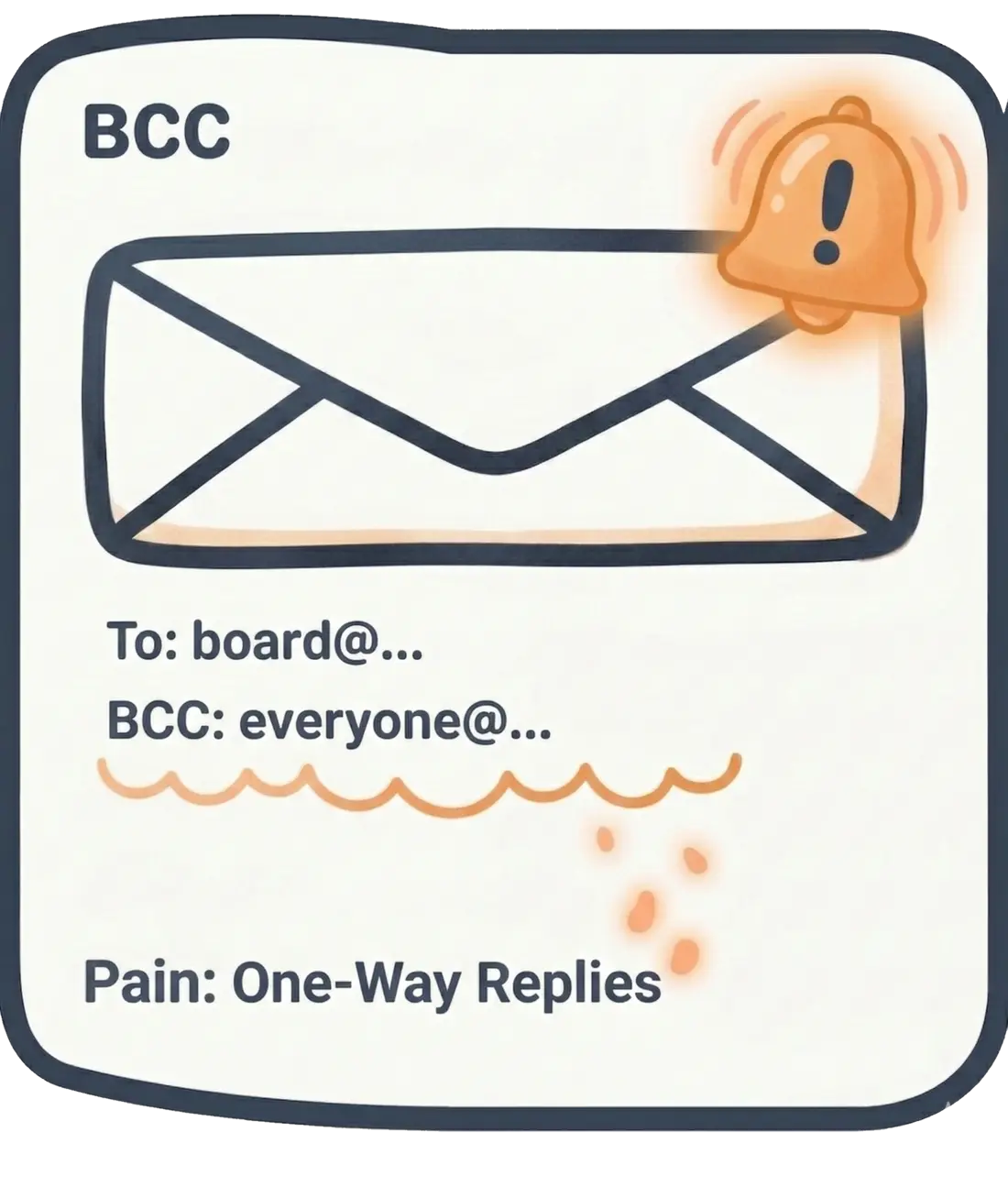BCC hides addresses, but breaks group replies and creates other problems.
